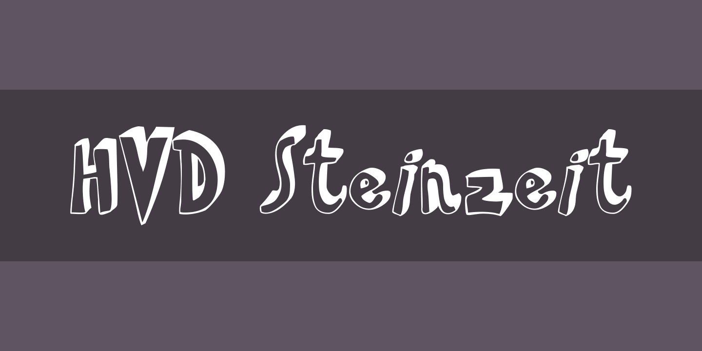 폰트 HVD Steinzeit