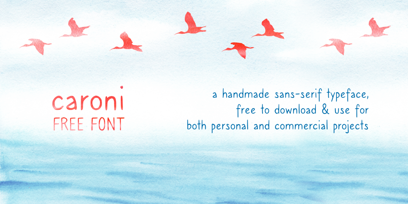 폰트 Caroni