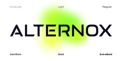 폰트 Alternox