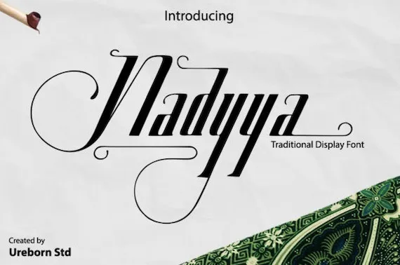 폰트 Nadyya