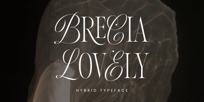 폰트 Brecia Lovely
