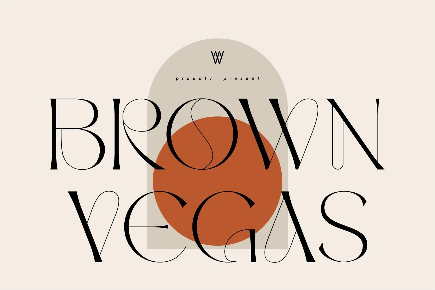 폰트 Brown Vegas