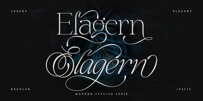 폰트 Elagern