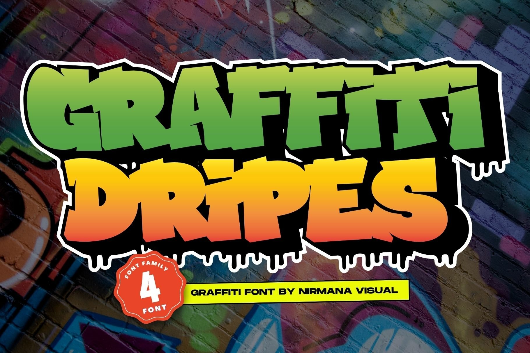 폰트 Graffiti Dripes