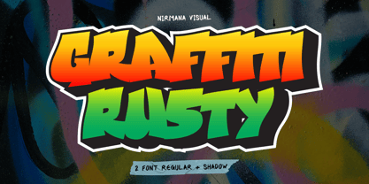 폰트 Graffiti Rusty
