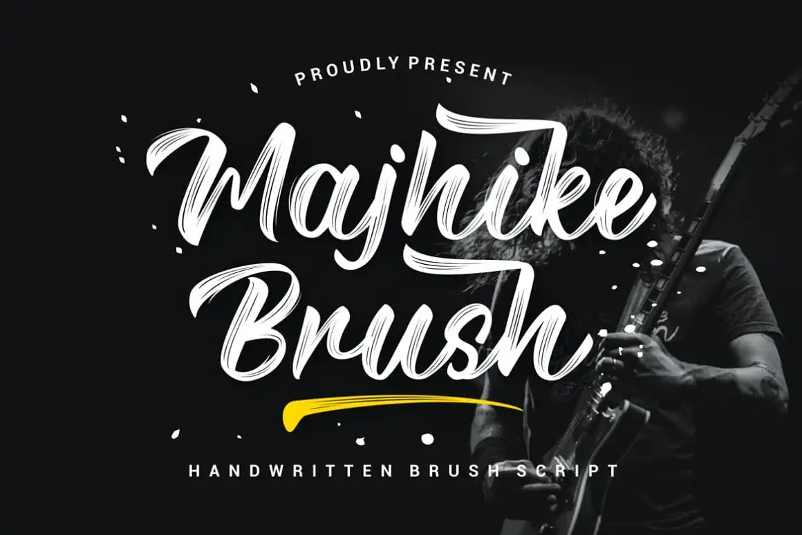 폰트 Majhike Brush