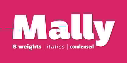 폰트 Mally