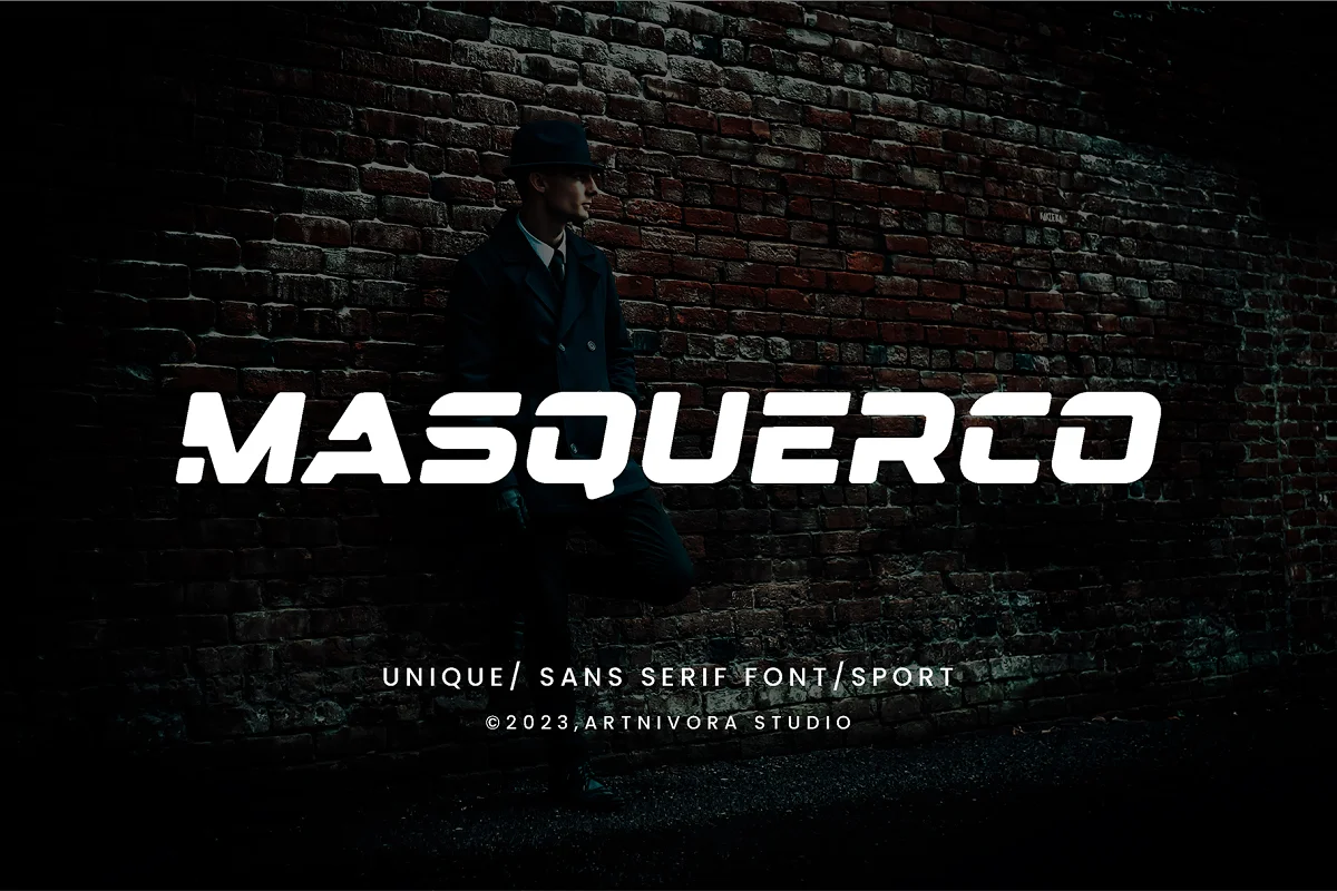 폰트 Masquerco