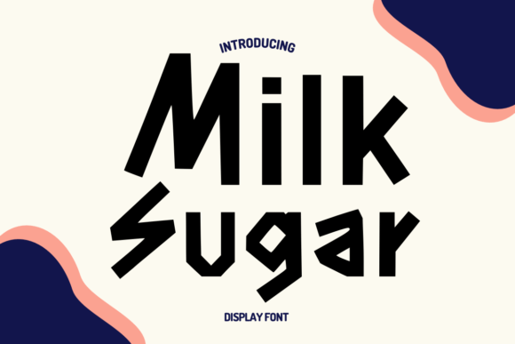 폰트 Milk Sugar