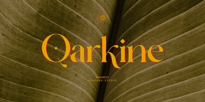 폰트 Qarkine