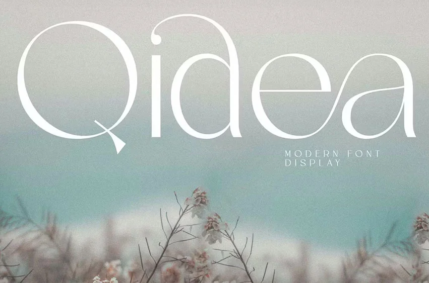 폰트 Qidea