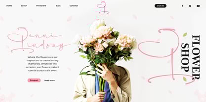 폰트 Rithalica Jope Babes