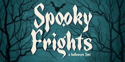 폰트 Spooky Frights