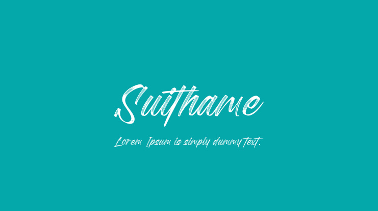 폰트 Suithame