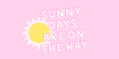 폰트 MTF Sunny Days