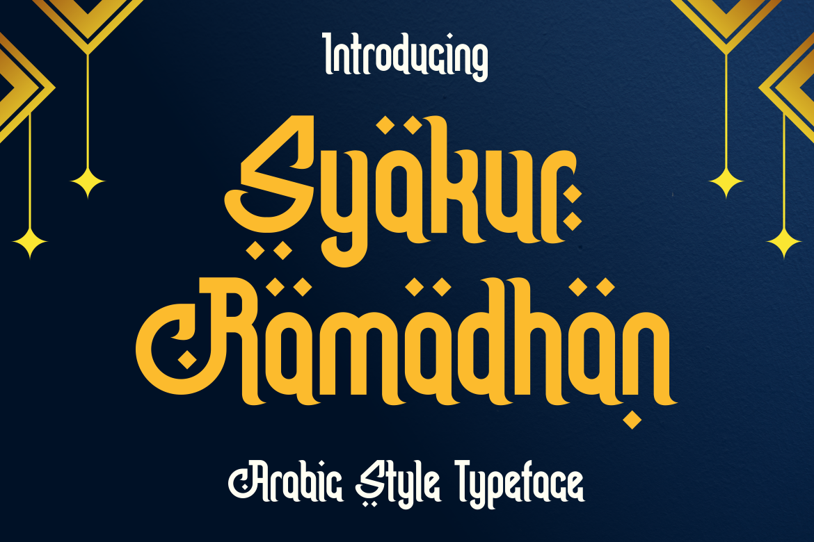 폰트 Syakur Ramadhan