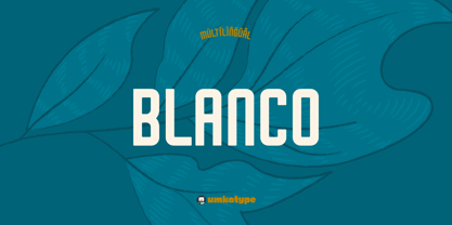 폰트 Blanco