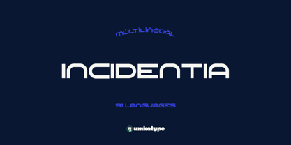 폰트 Incidentia