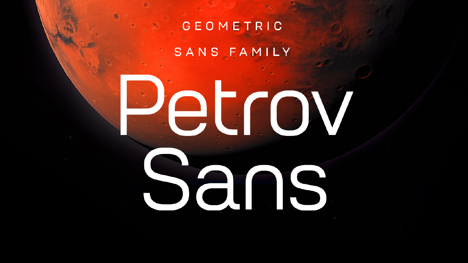 폰트 Petrov Sans