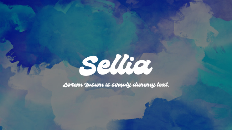 폰트 Sellia