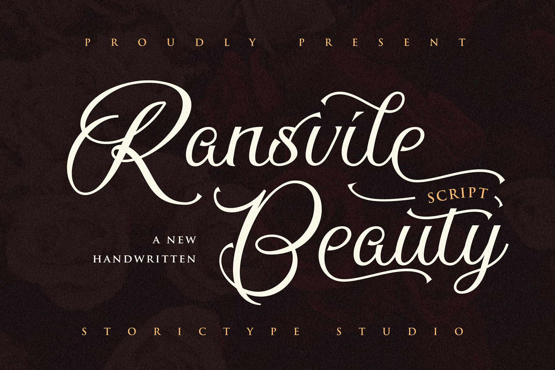 폰트 Ransvile Beauty Script