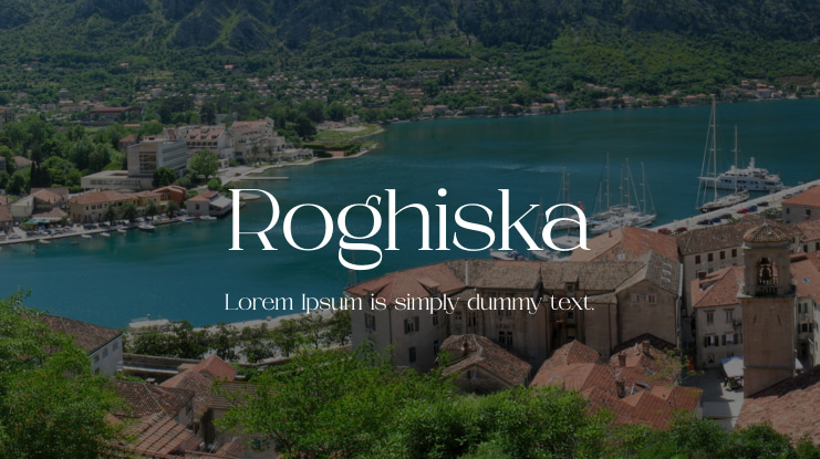 폰트 Roghiska