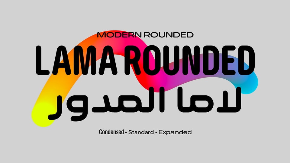 폰트 Lama Rounded Condensed