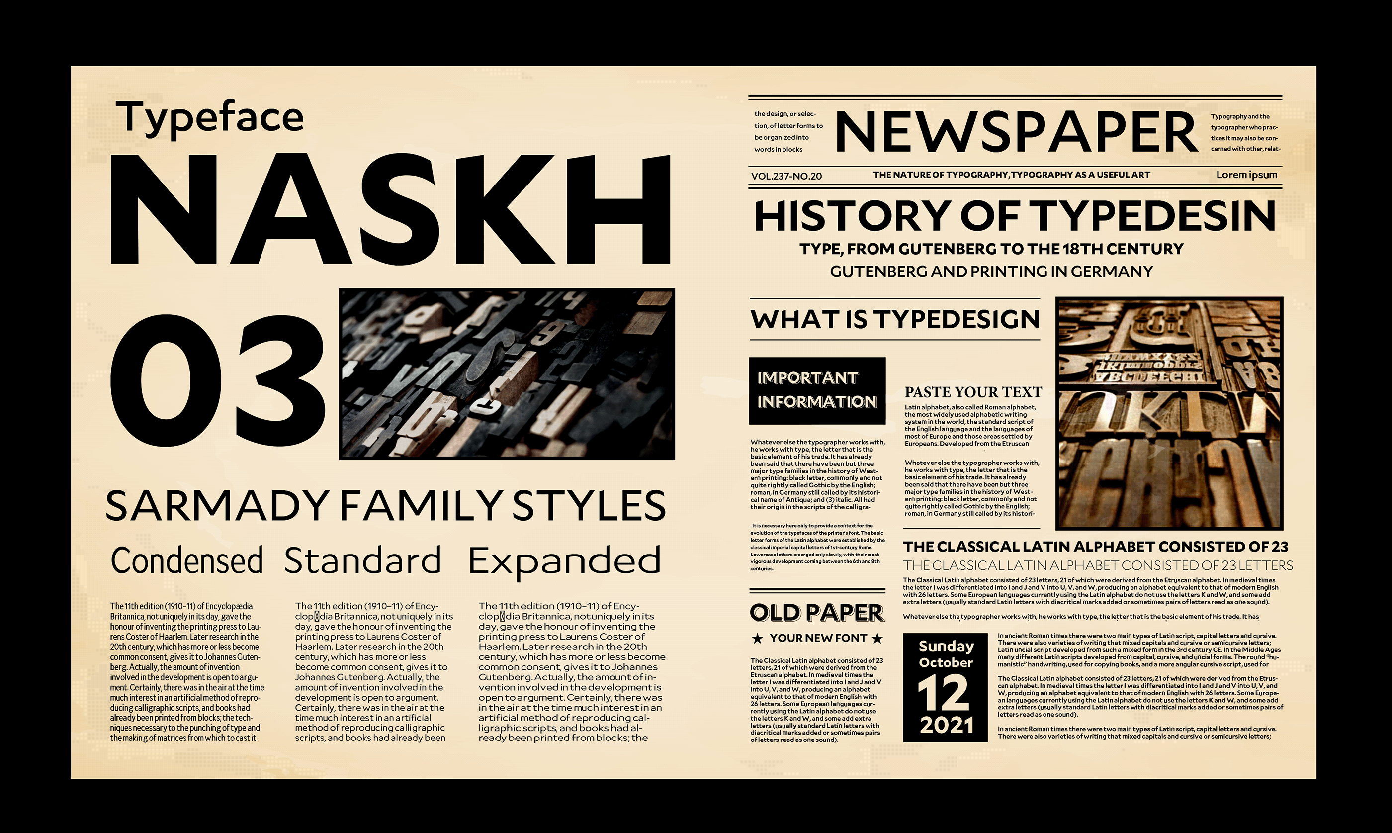 폰트 Sarmady Compressed