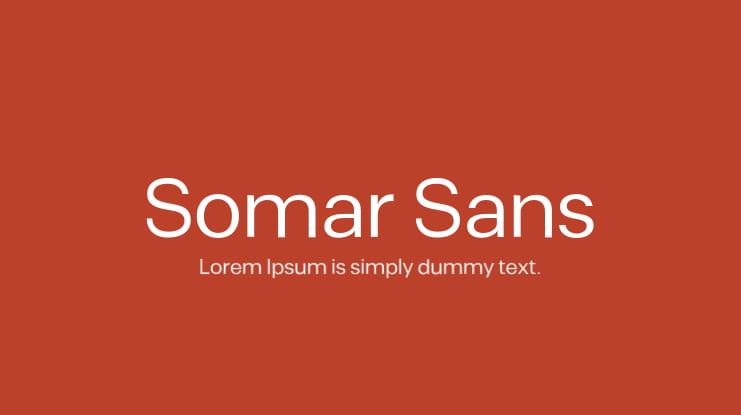 폰트 Somar Sans Condensed