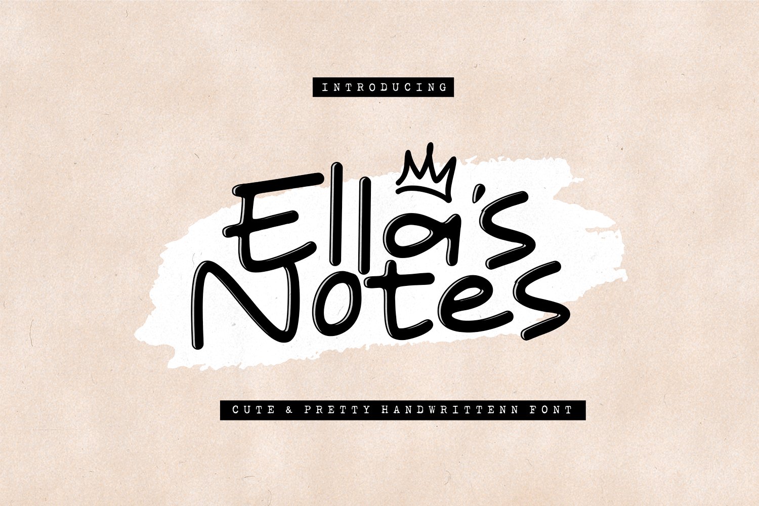 폰트 Ellas Notes