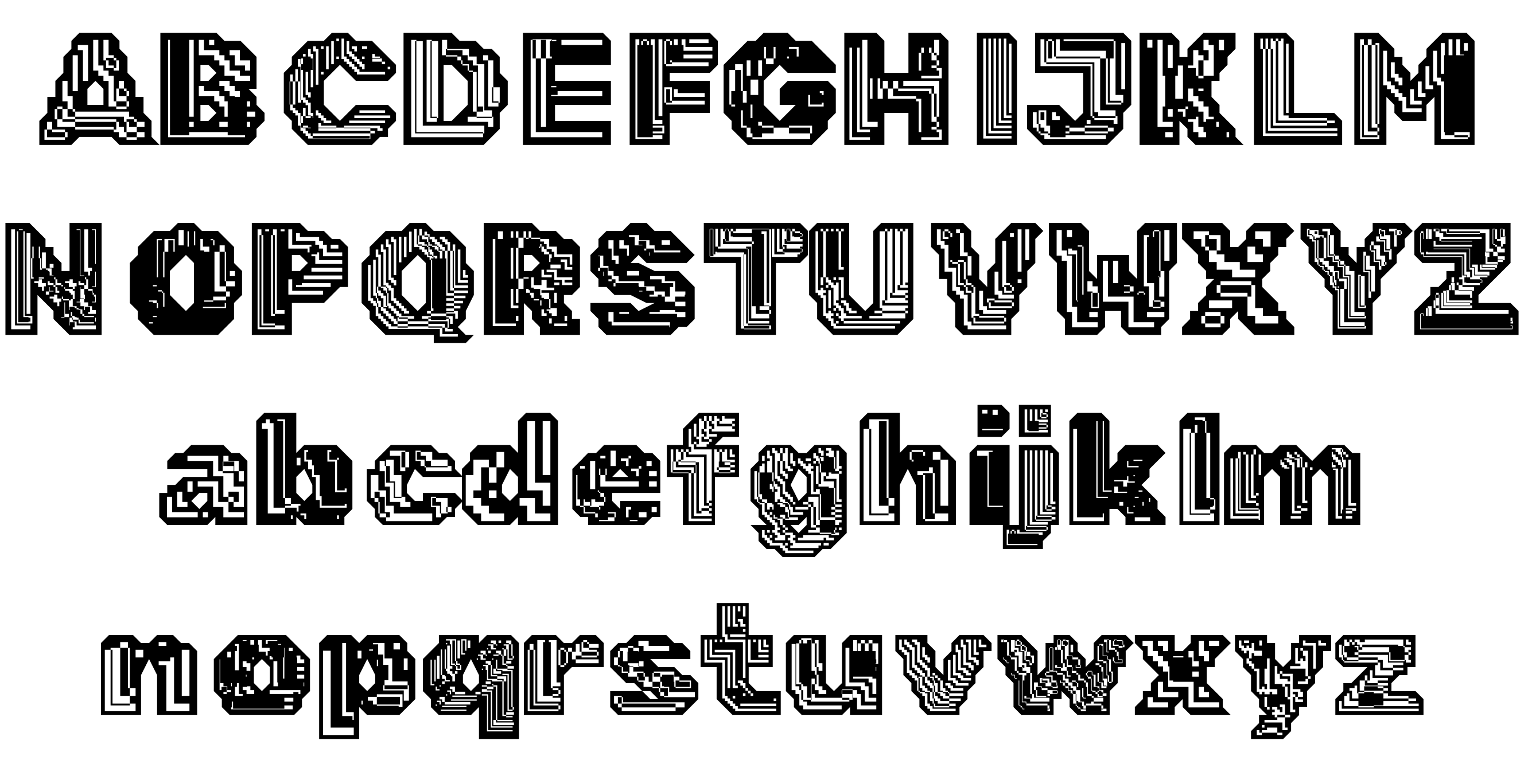 폰트 Rubik Broken Fax