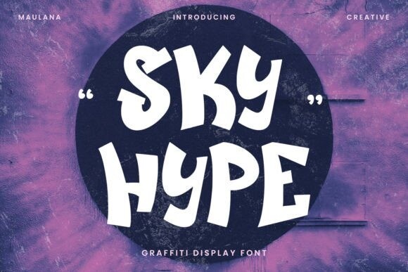 폰트 Sky Hype