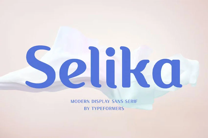 폰트 Selika