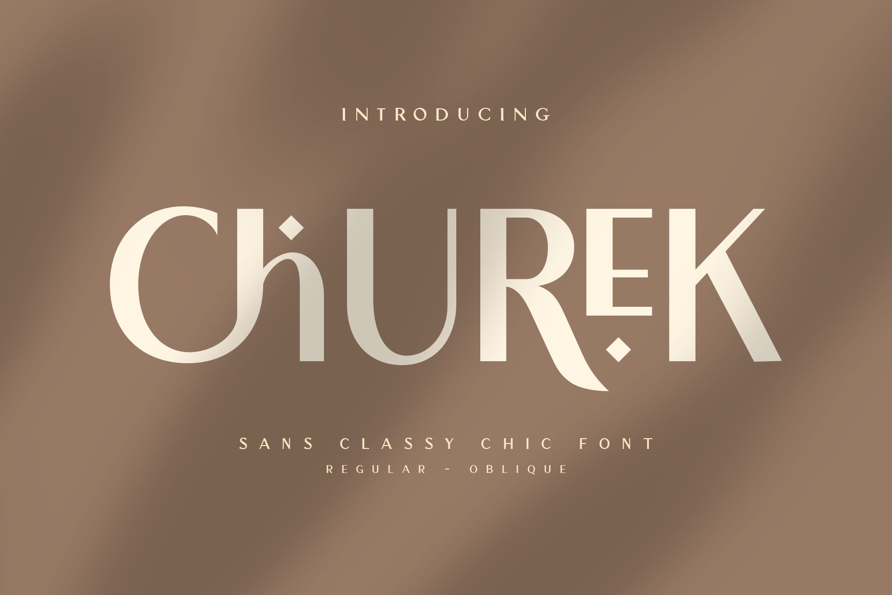 폰트 Churek