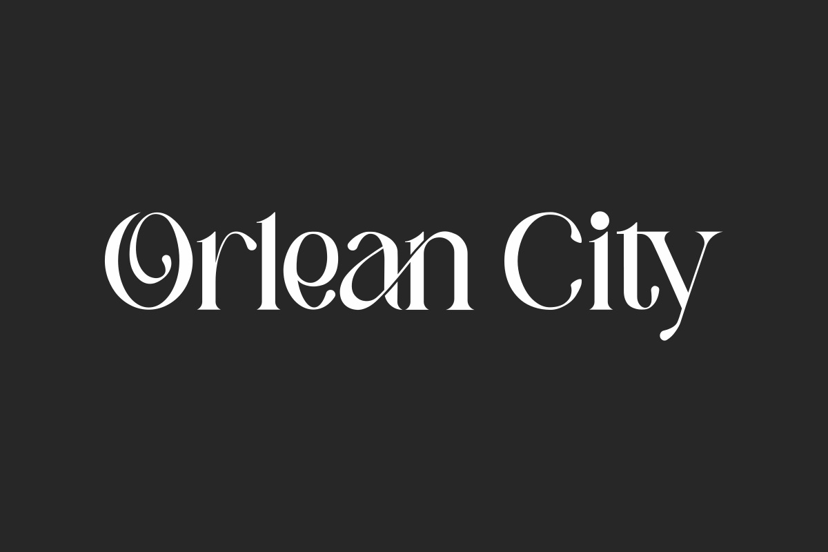 폰트 Orlean City