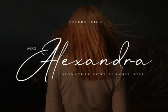 폰트 Mrs Alexandra