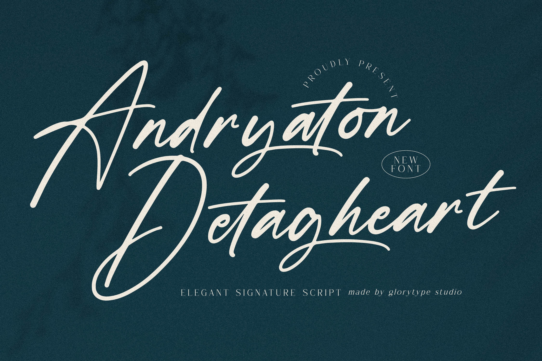 폰트 Andryaton Detagheart
