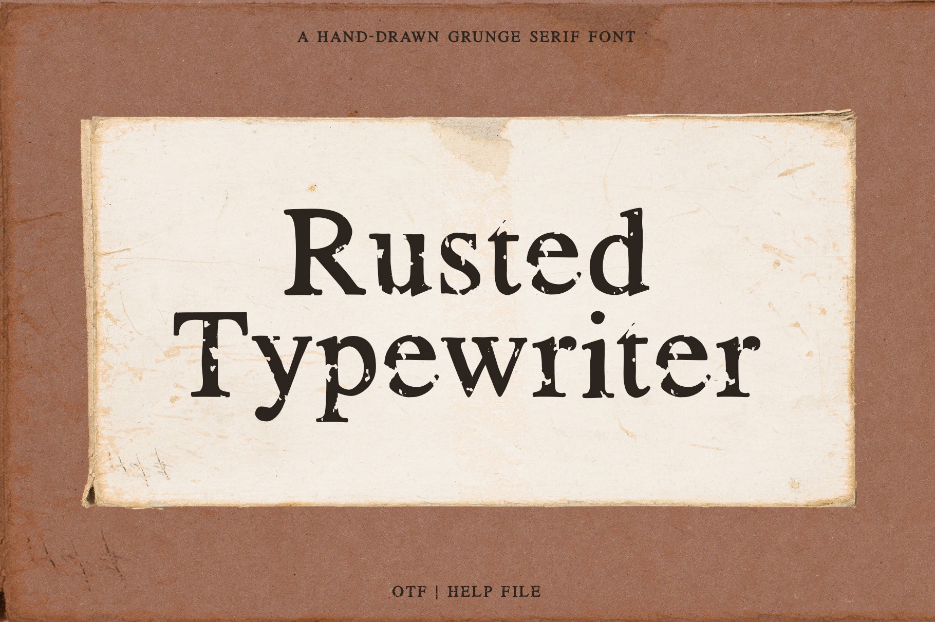 폰트 Rusted Typewriter