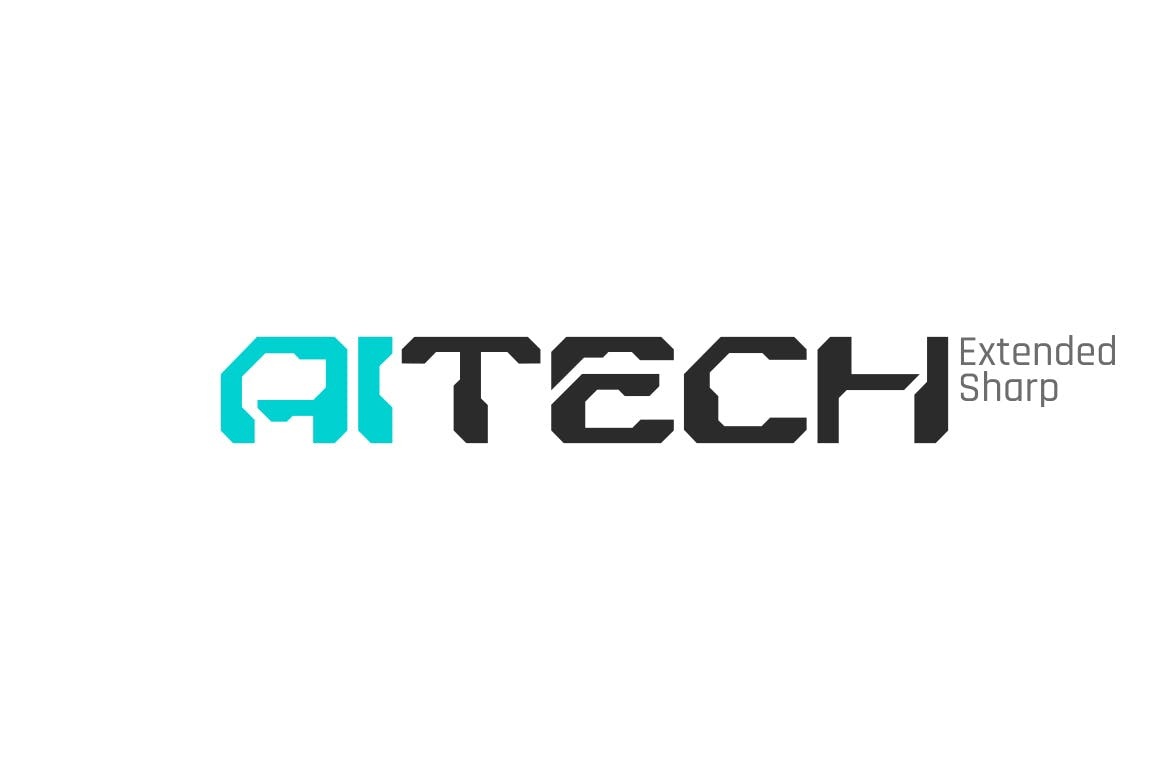 폰트 AiTech Sharp Extended