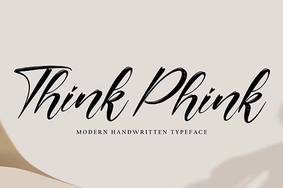 폰트 Think Phink