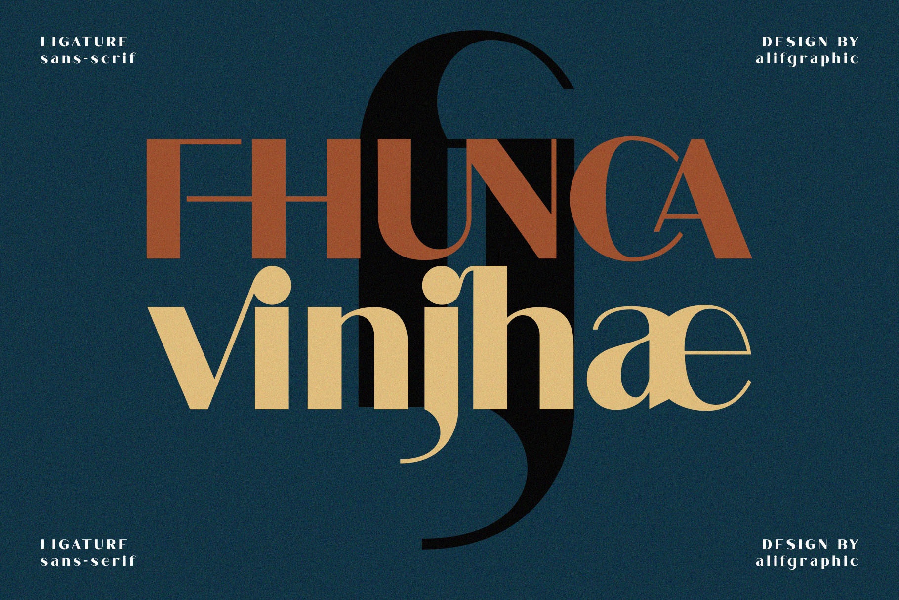 폰트 Fhunca Vinjhae