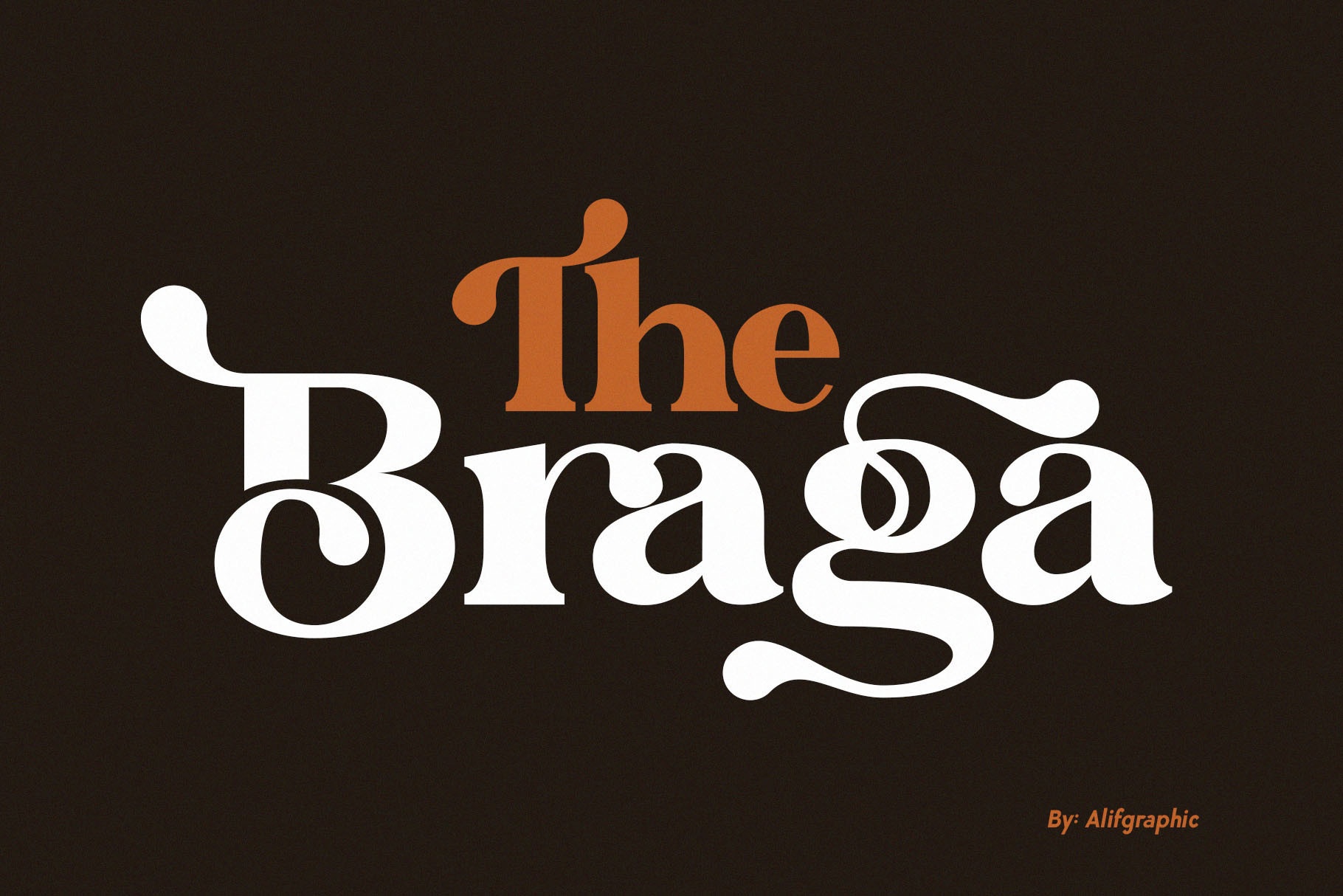 폰트 The Braga