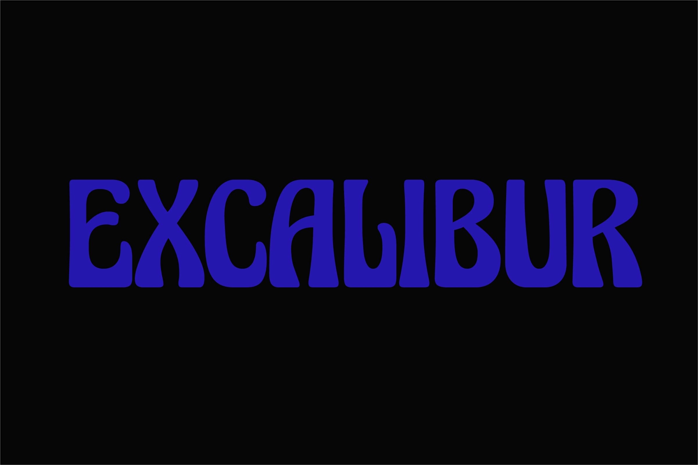 폰트 Excalibur