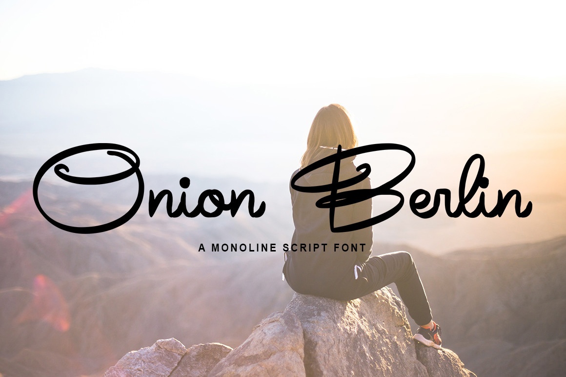 폰트 Onion Berlin