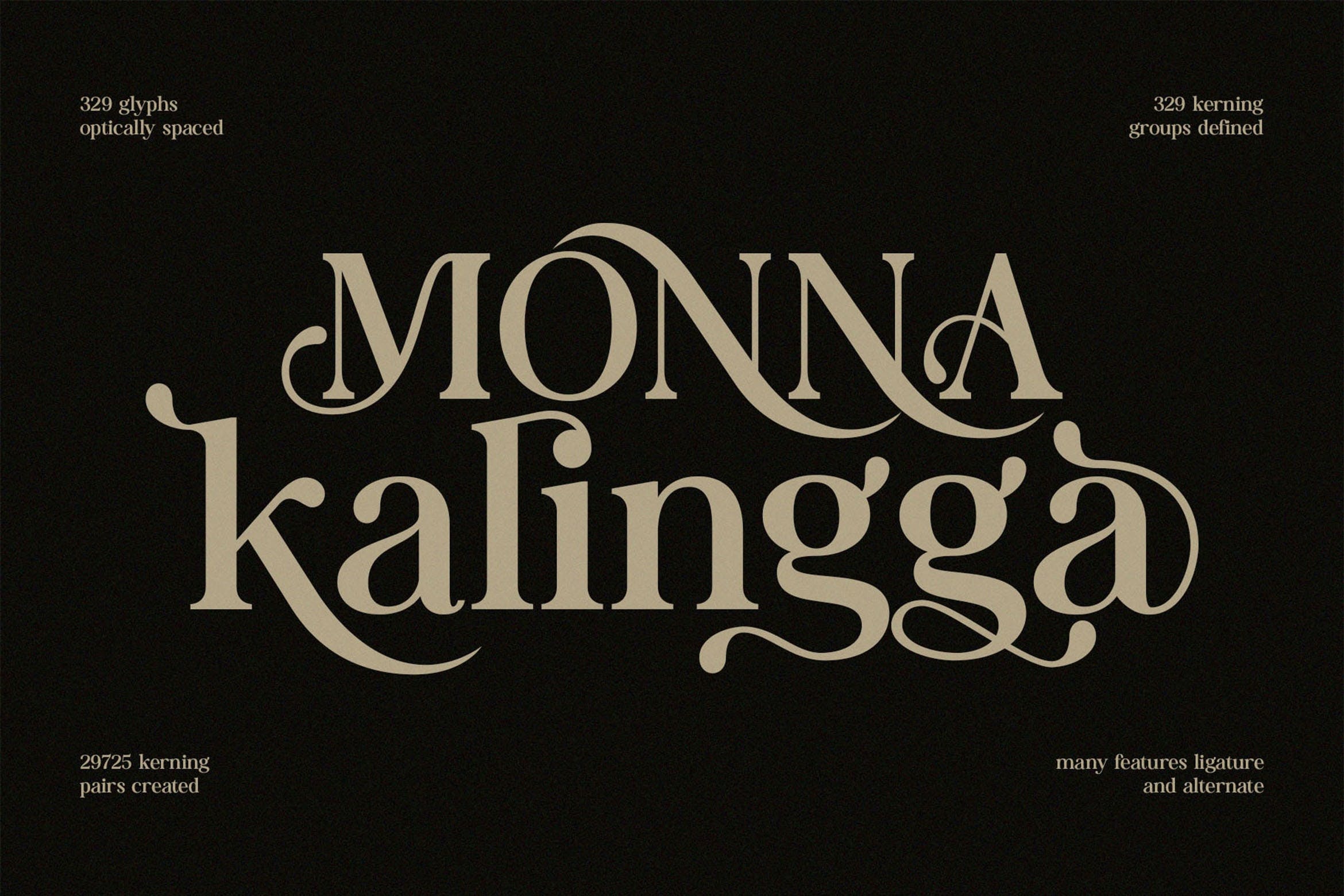 폰트 Monna Kalingga