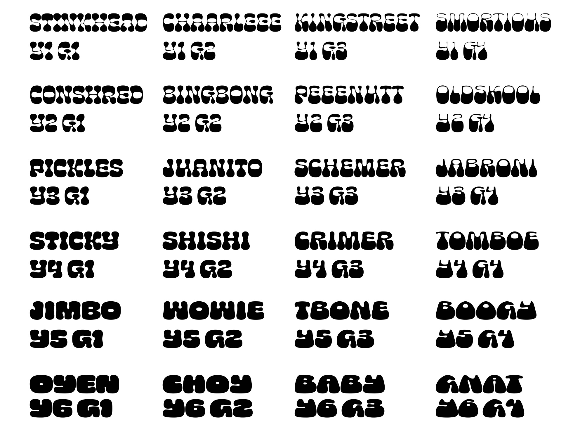 폰트 Cheee Variable