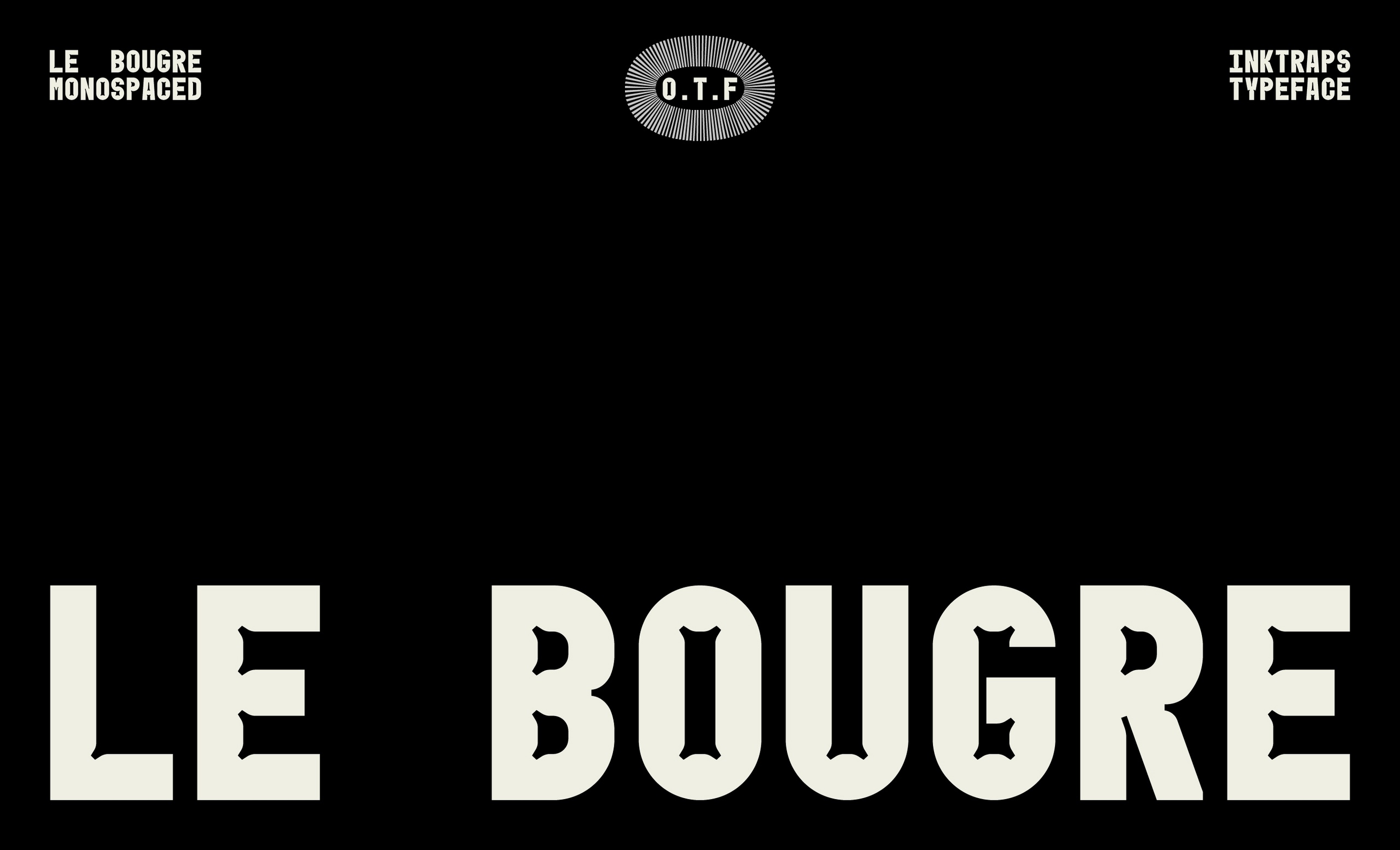 폰트 Le Bougre