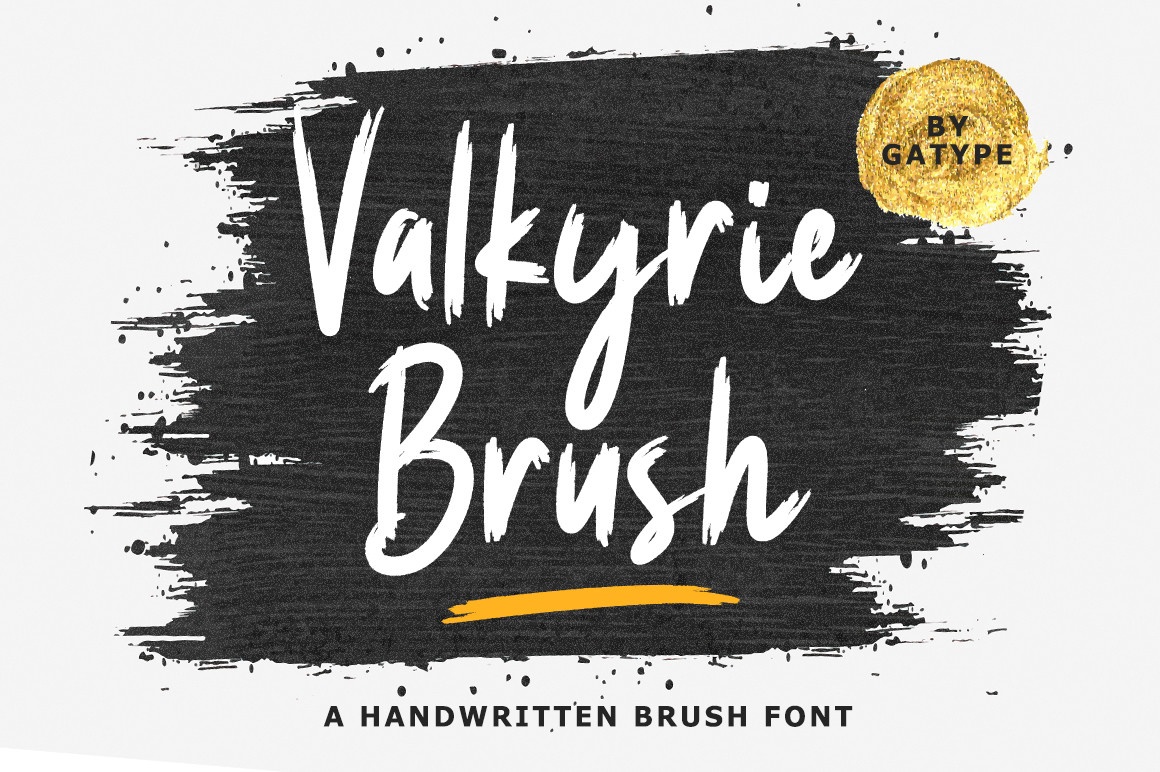 폰트 Valkyrie Brush