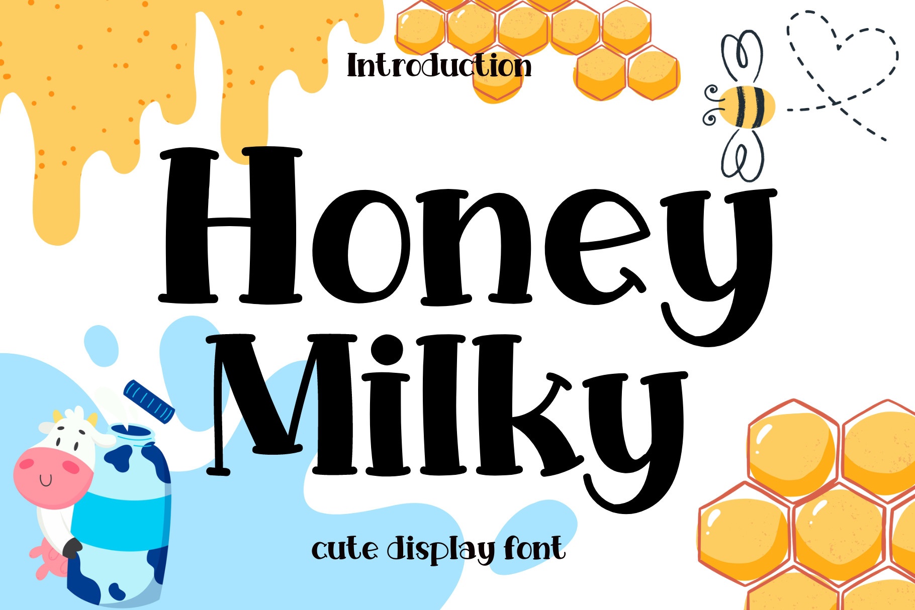 폰트 Honey Milky