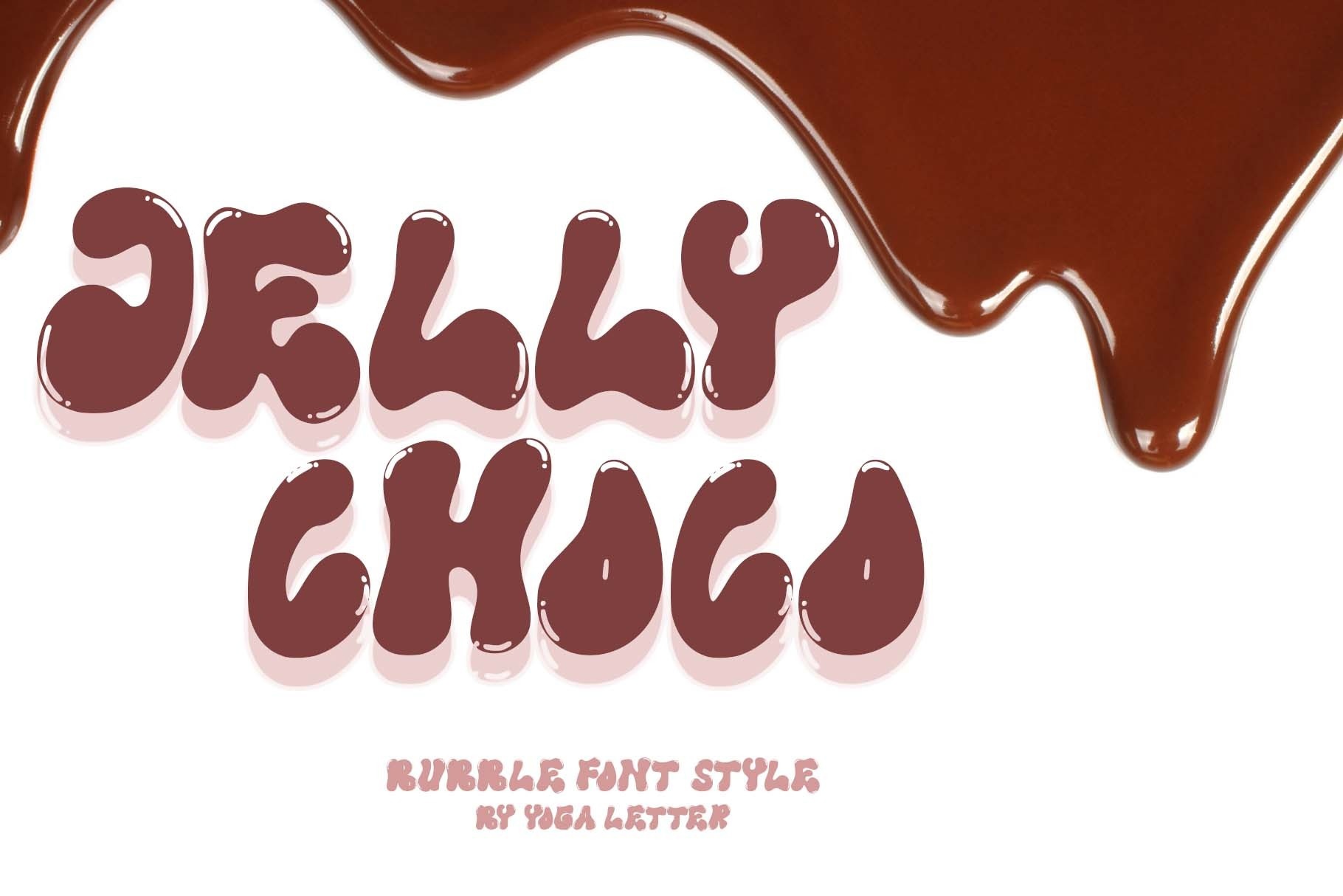 폰트 Jelly Choco